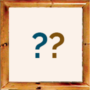 Photo Frame with Question Mark